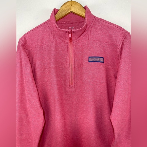 Vineyard Vines Lightweight Edgartown Striped Shep Shirt Sailors Red Men's Sz M - Picture 2 of 8